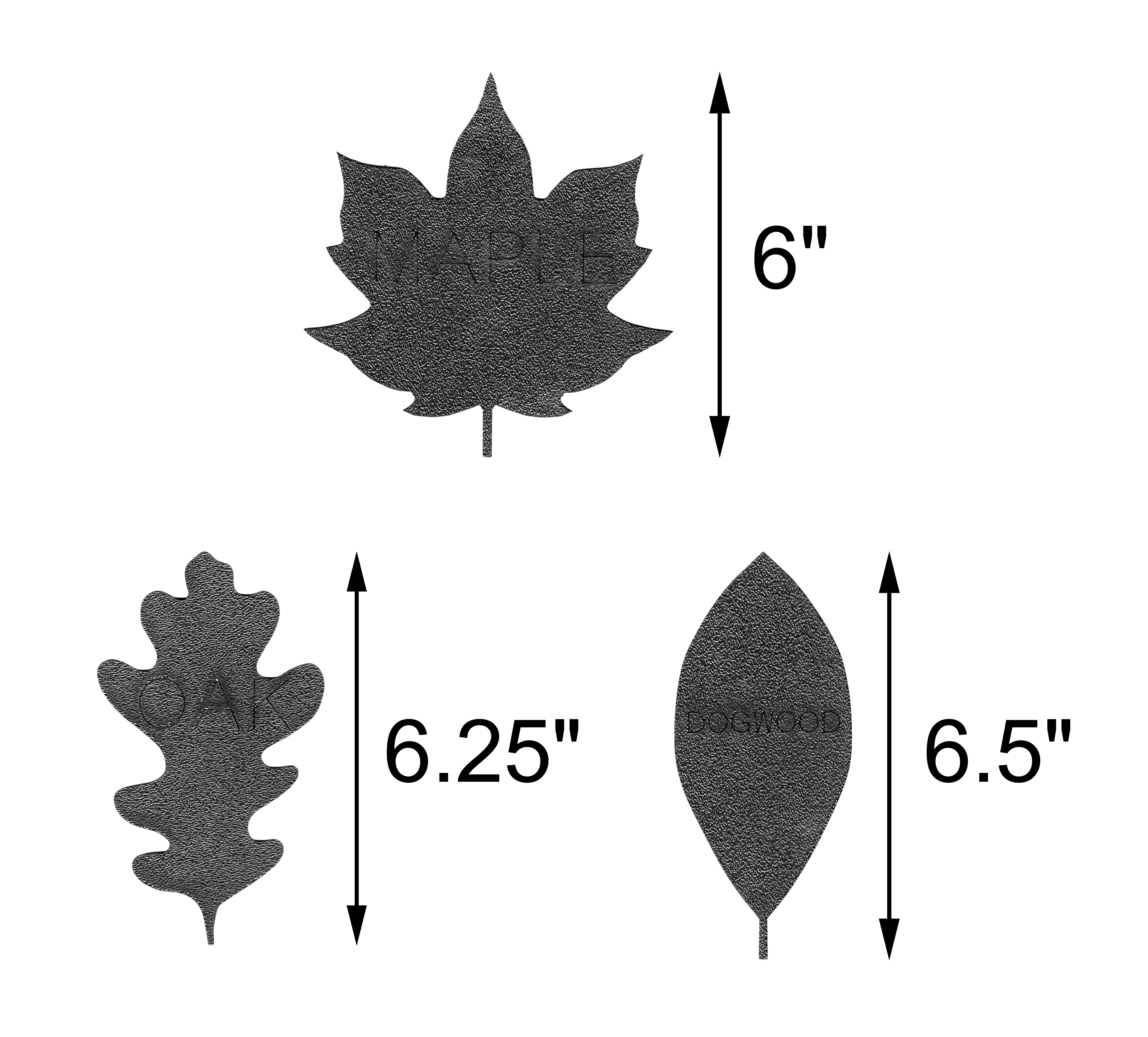 Autumn Leaves Tracing Applique Template Set 3pc